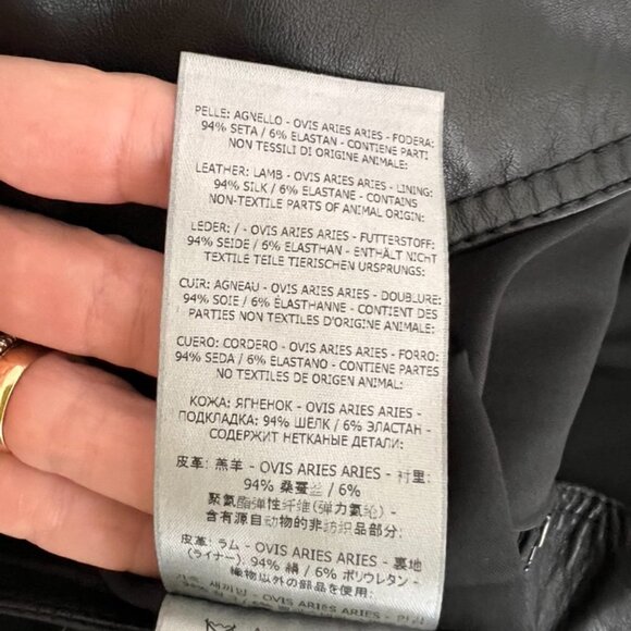 Tom Ford black lamb leather dress size 42 - Picture 10 of 10